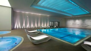 infant swimming seoul Lotte Hotel indoor pool